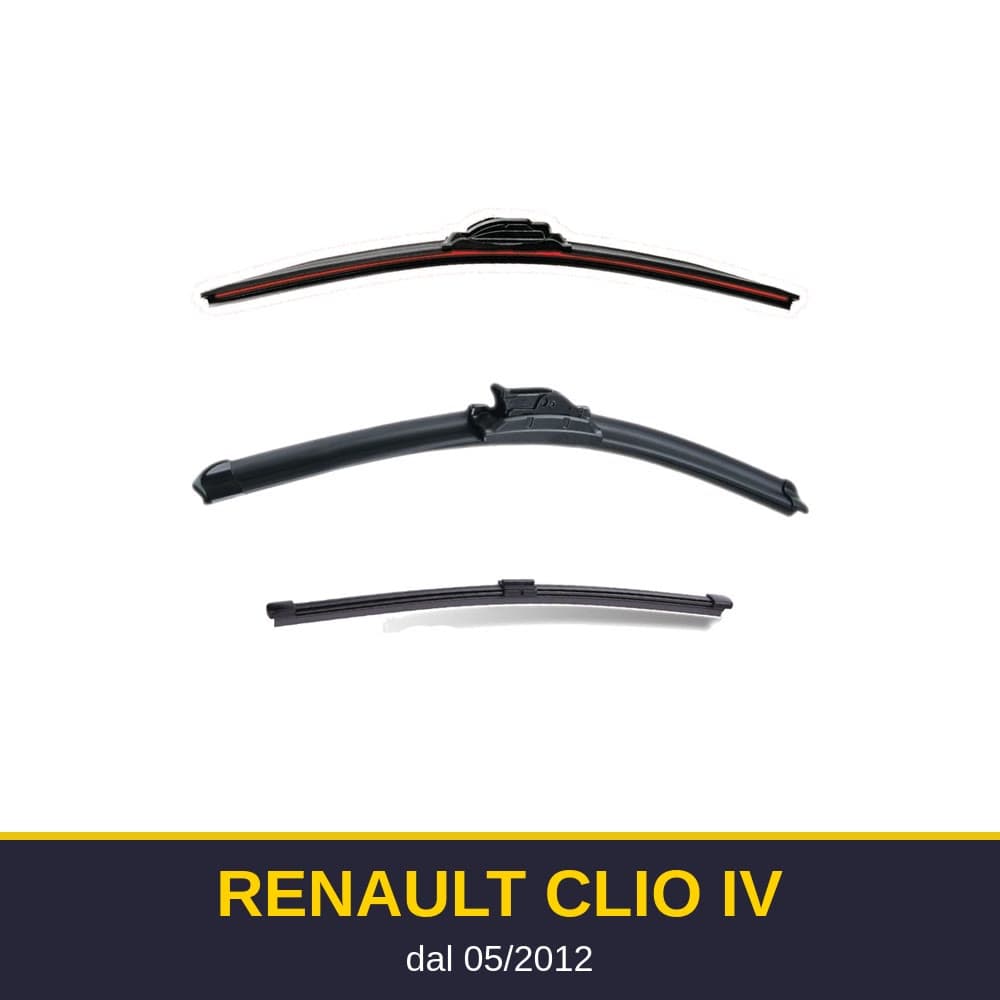 Spazzole tergicristallo Renault Clio IV (05/2012-)