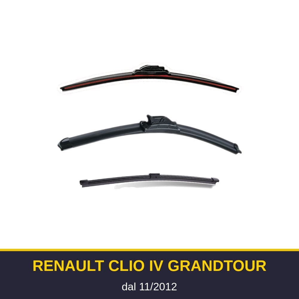 Spazzole tergicristallo Renault Clio IV Grandtour (11/2012-)