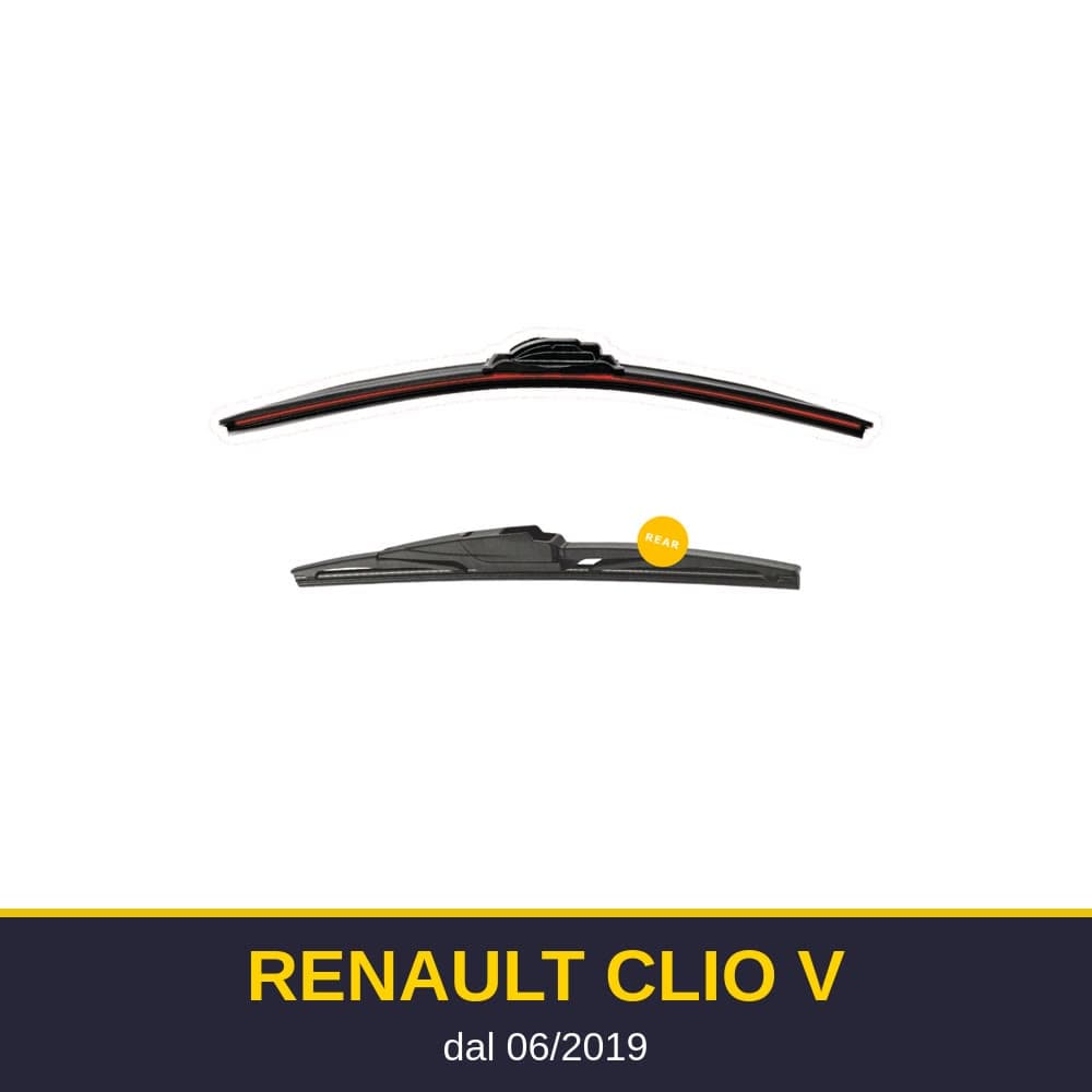 Spazzole tergicristallo Renault Clio V (06/2019-)
