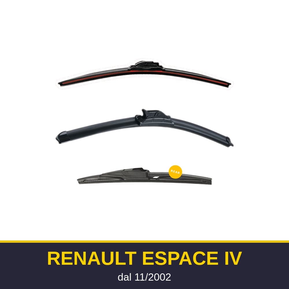 Spazzole tergicristallo Renault Espace IV (11/2002-)