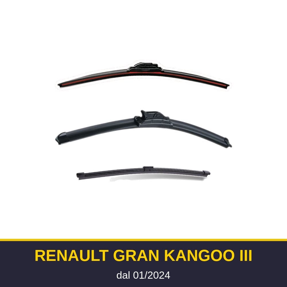 Spazzole tergicristallo Renault Gran Kangoo III (01/2024-)