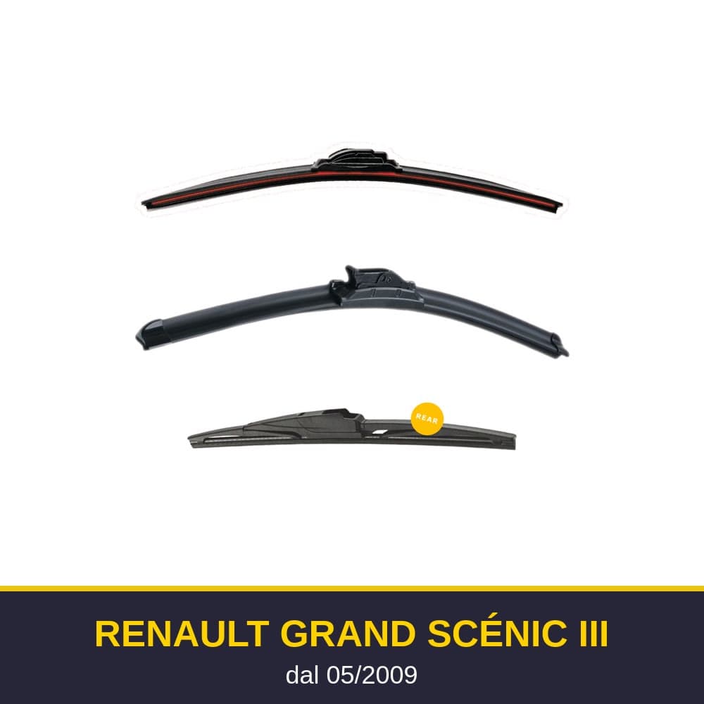 Spazzole tergicristallo Renault Grand Scénic III (05/2009-)