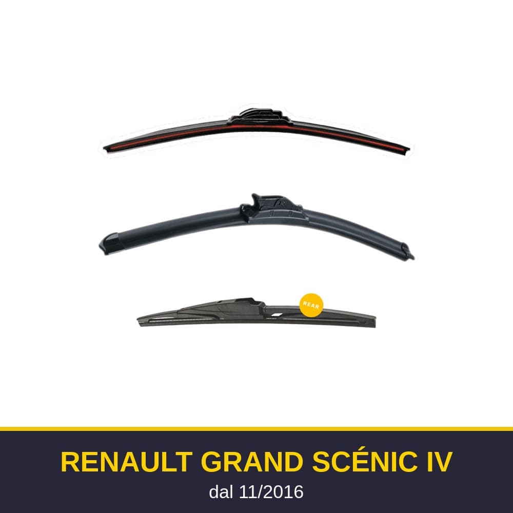 Spazzole tergicristallo Renault Grand Scénic IV (11/2016-)