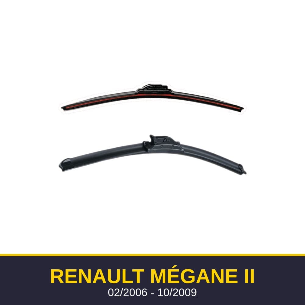Spazzole tergicristallo Renault Mégane II (02/2006-10/2009)