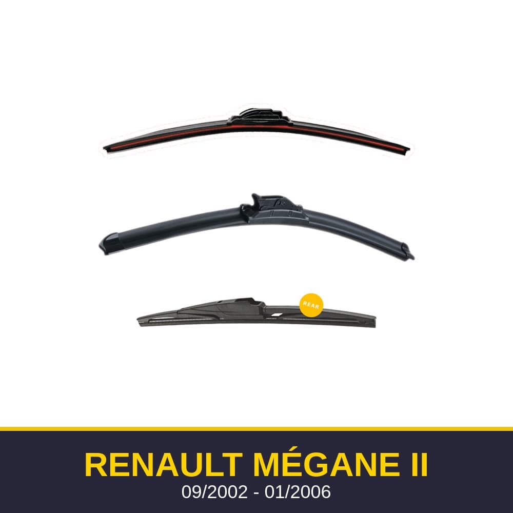Spazzole tergicristallo Renault Mégane II (09/2002-01/2006)