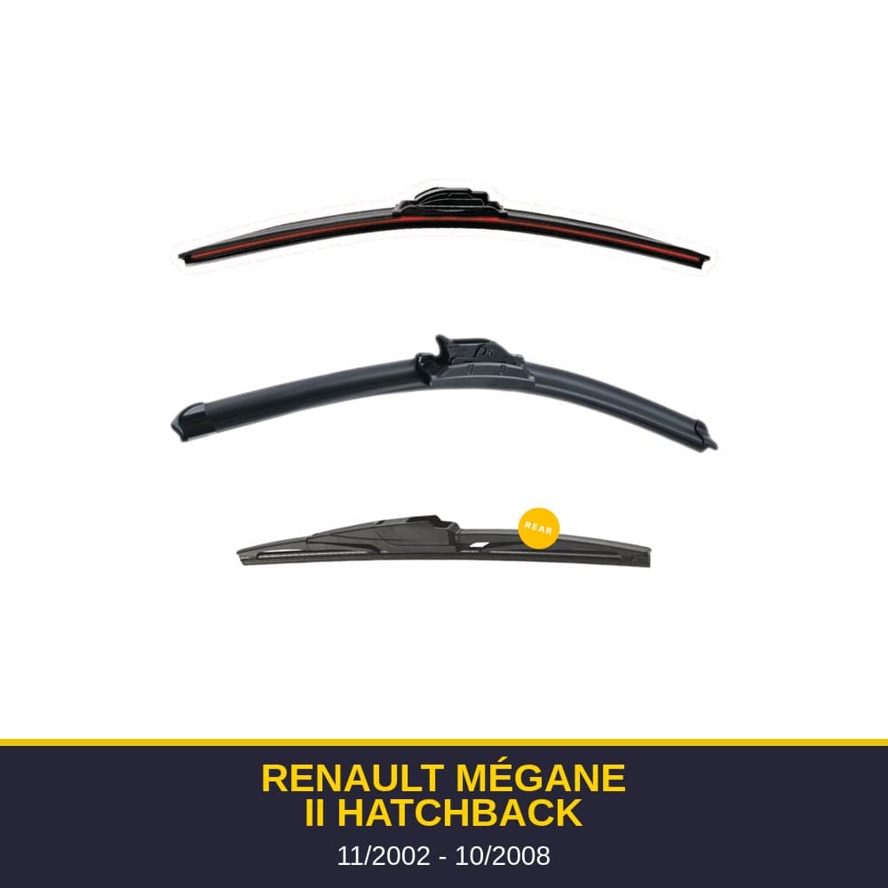 Spazzole tergicristallo Renault Mégane II Hatchback (11/2002-10/2008)