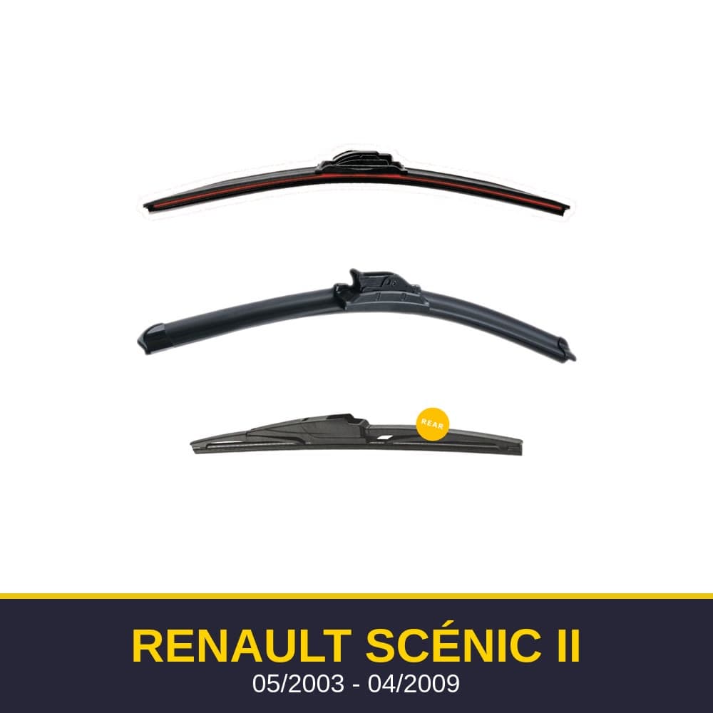 Spazzole tergicristallo Renault Scénic II (05/2003-04/2009)