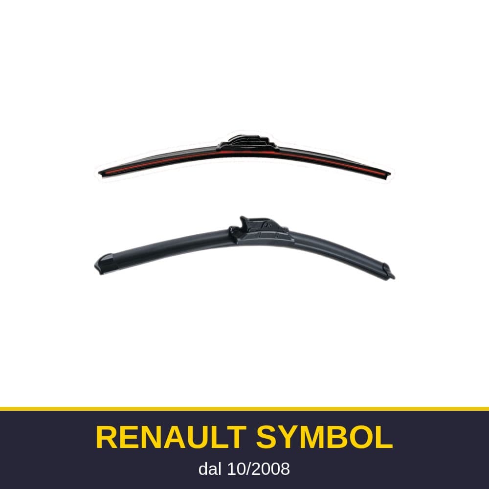 Spazzole tergicristallo Renault Symbol (10/2008-)