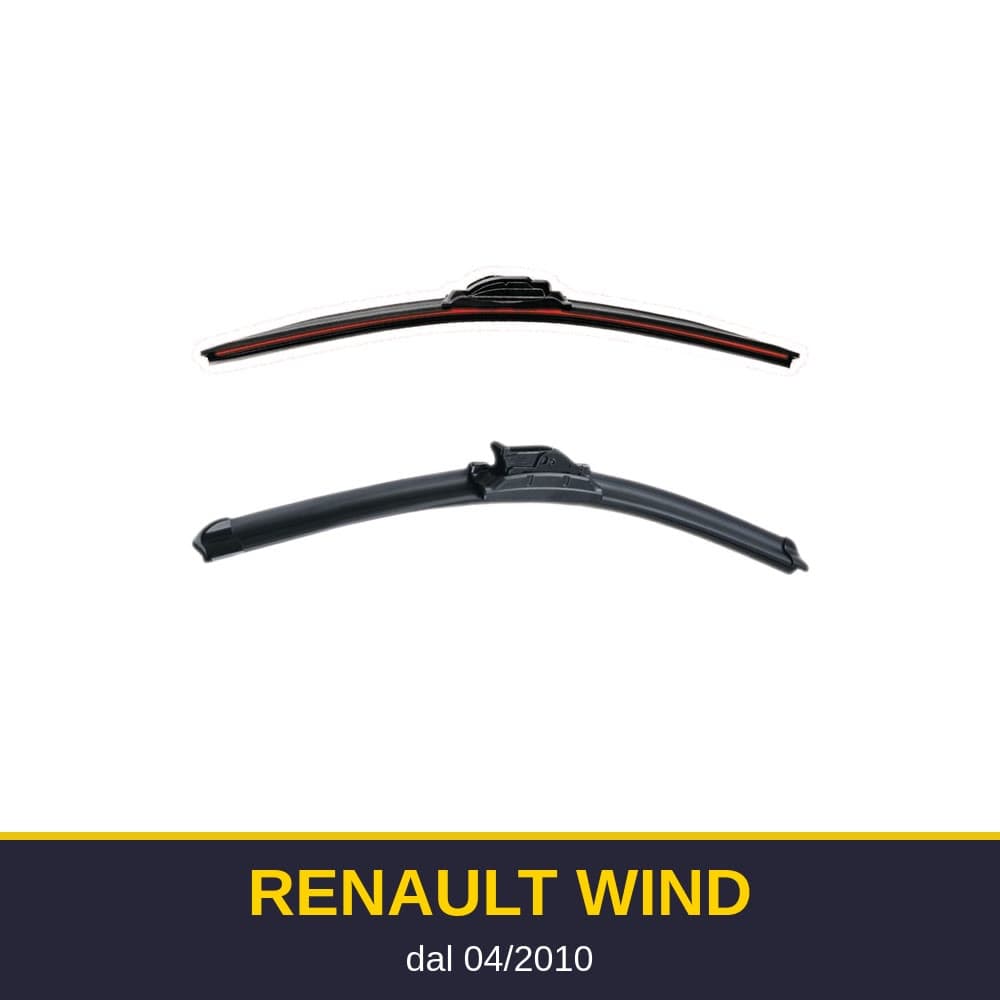 Spazzole tergicristallo Renault Wind (04/2010-)