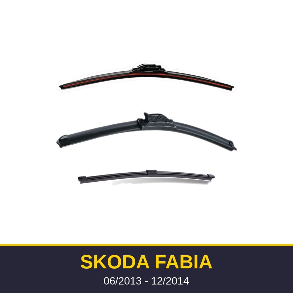 Spazzole tergicristallo Skoda Fabia (06/2013-12/2014)