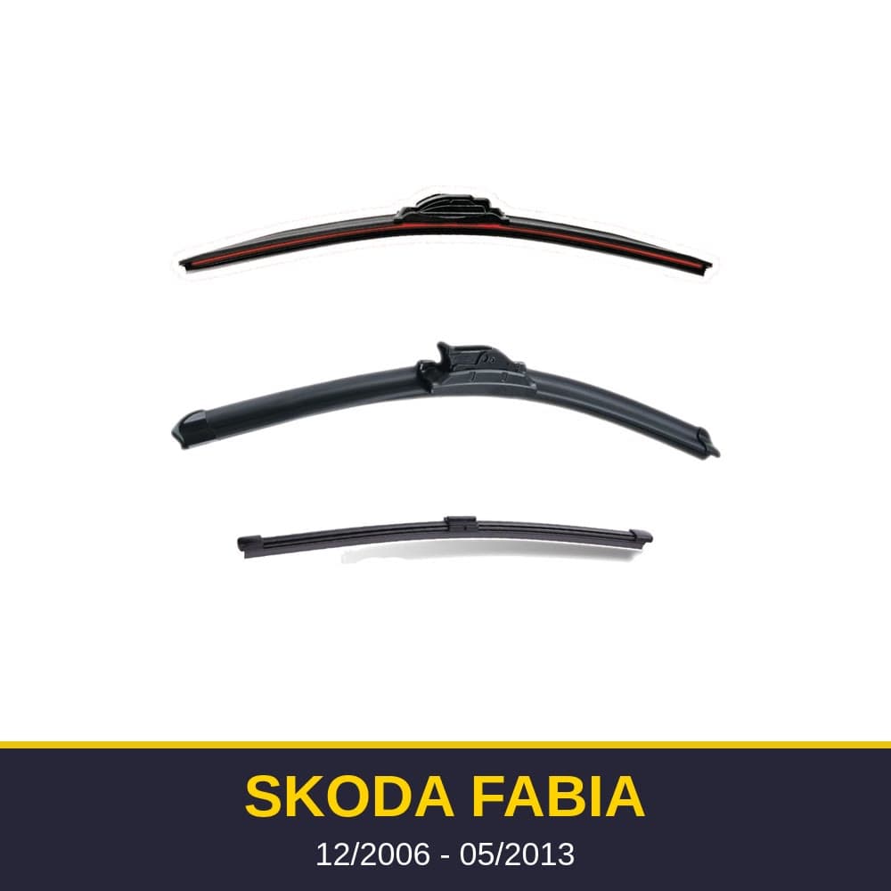 Spazzole tergicristallo Skoda Fabia (12/2006-05/2013)