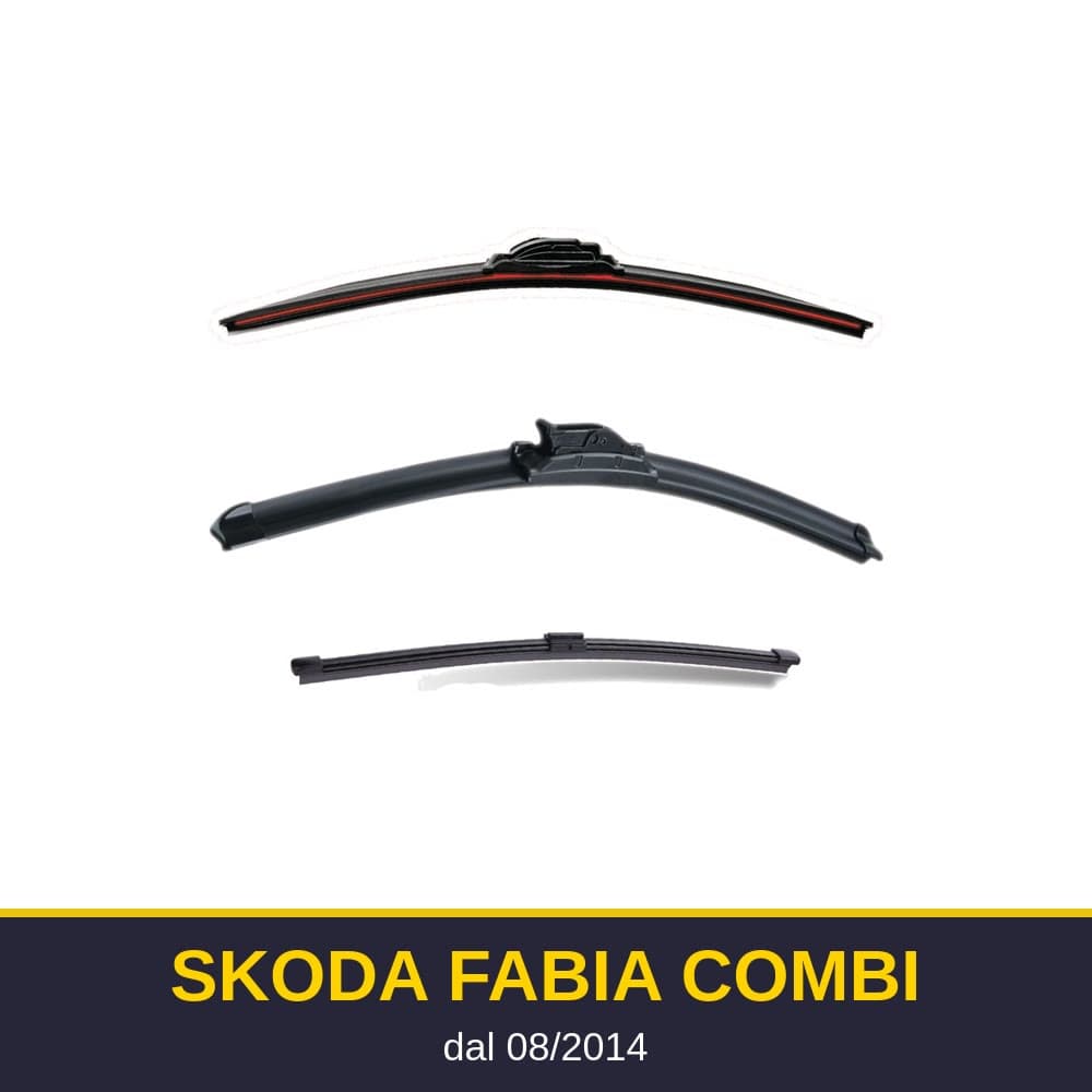 Spazzole tergicristallo Skoda Fabia Combi (08/2014-)