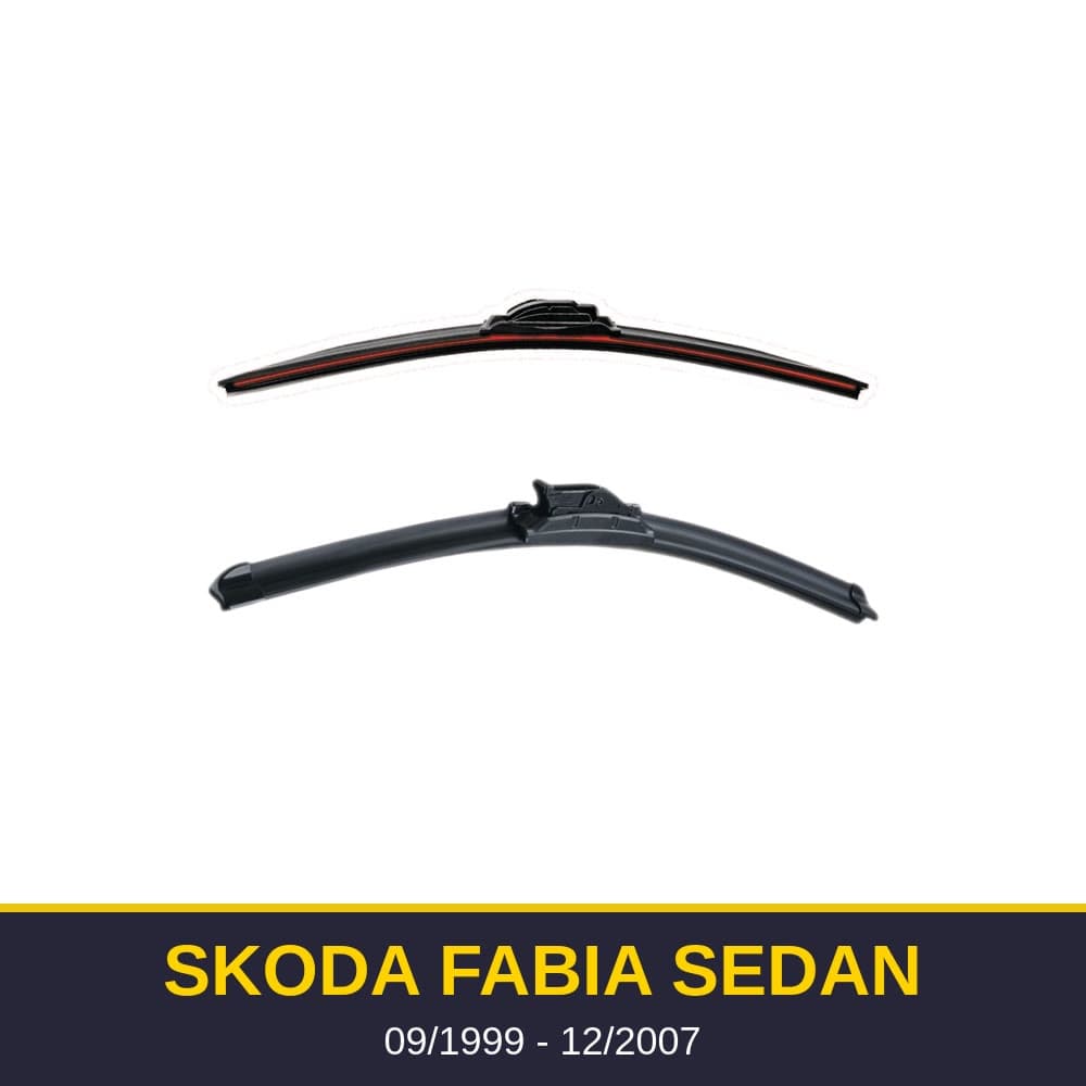 Spazzole tergicristallo Skoda Fabia Sedan (09/1999-12/2007)