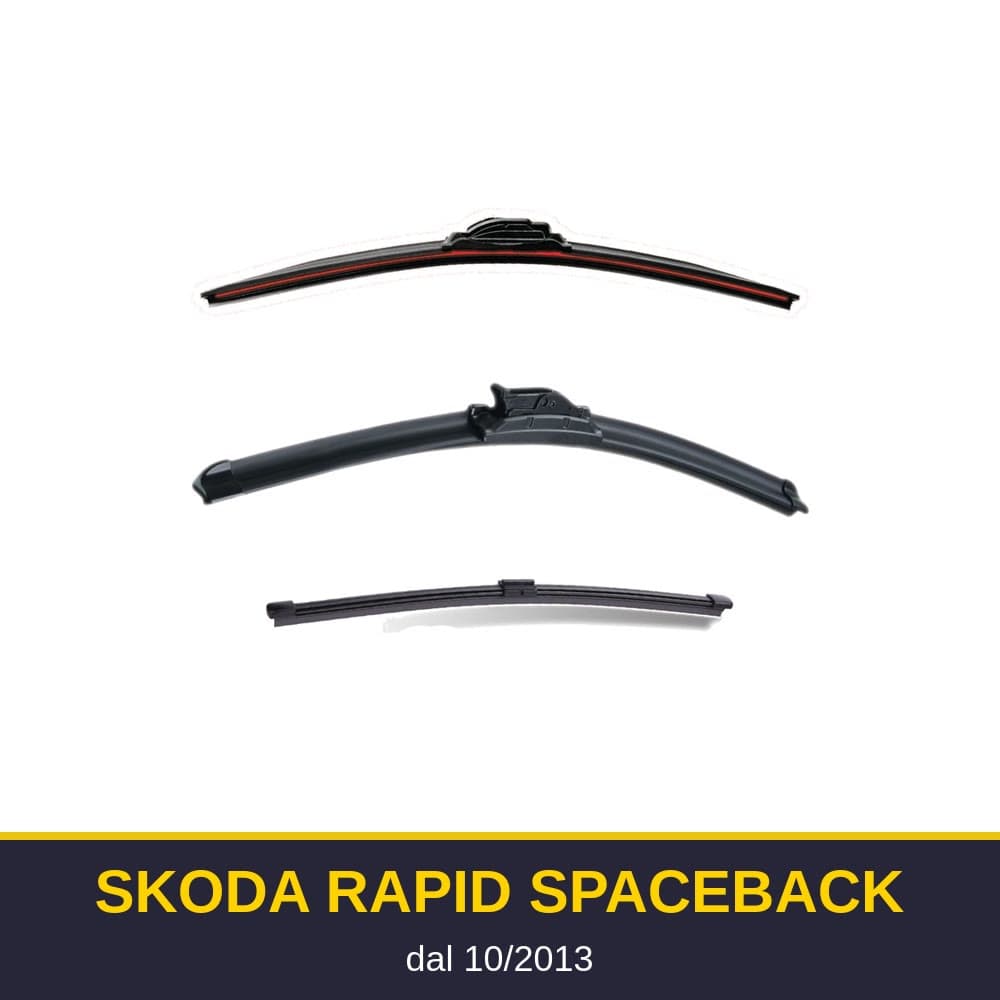Spazzole tergicristallo Skoda Rapid Spaceback (10/2013-)