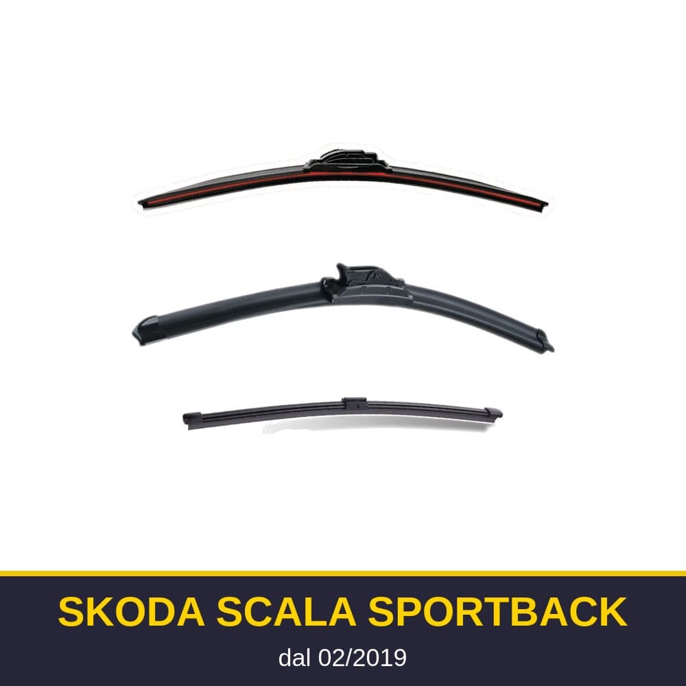 Spazzole tergicristallo Skoda Scala Sportback (02/2019-)