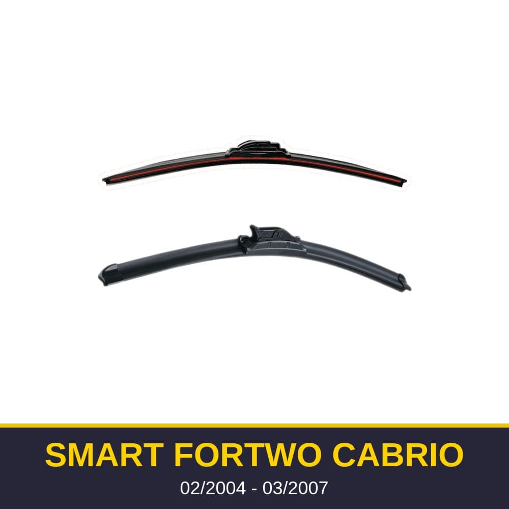 Spazzole tergicristallo Smart Fortwo Cabrio (02/2004-03/2007)