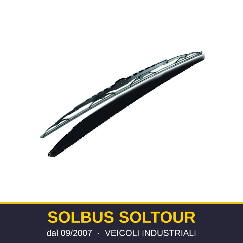 Spazzole tergicristallo Solbus Soltour (09/2007-) – veicoli industriali