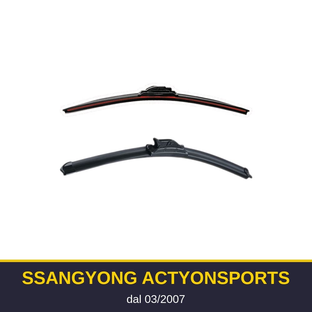 Spazzole tergicristallo SsangYong ActyonSports (03/2007-)