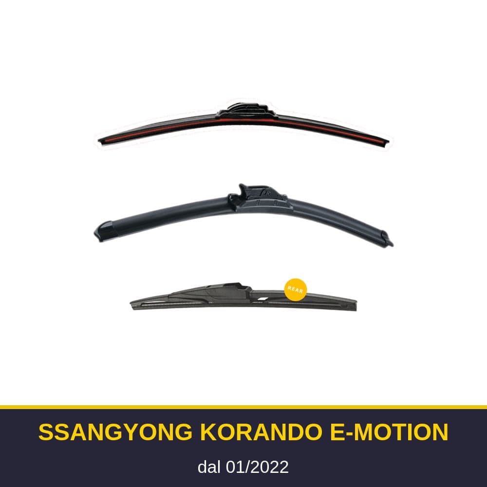 Spazzole tergicristallo SsangYong Korando E-Motion (01/2022-)