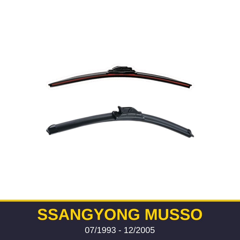 Spazzole tergicristallo SsangYong Musso (07/1993-12/2005)