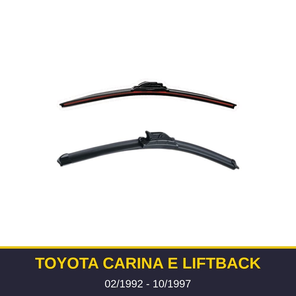 Spazzole tergicristallo Toyota Carina E Liftback (02/1992-10/1997)