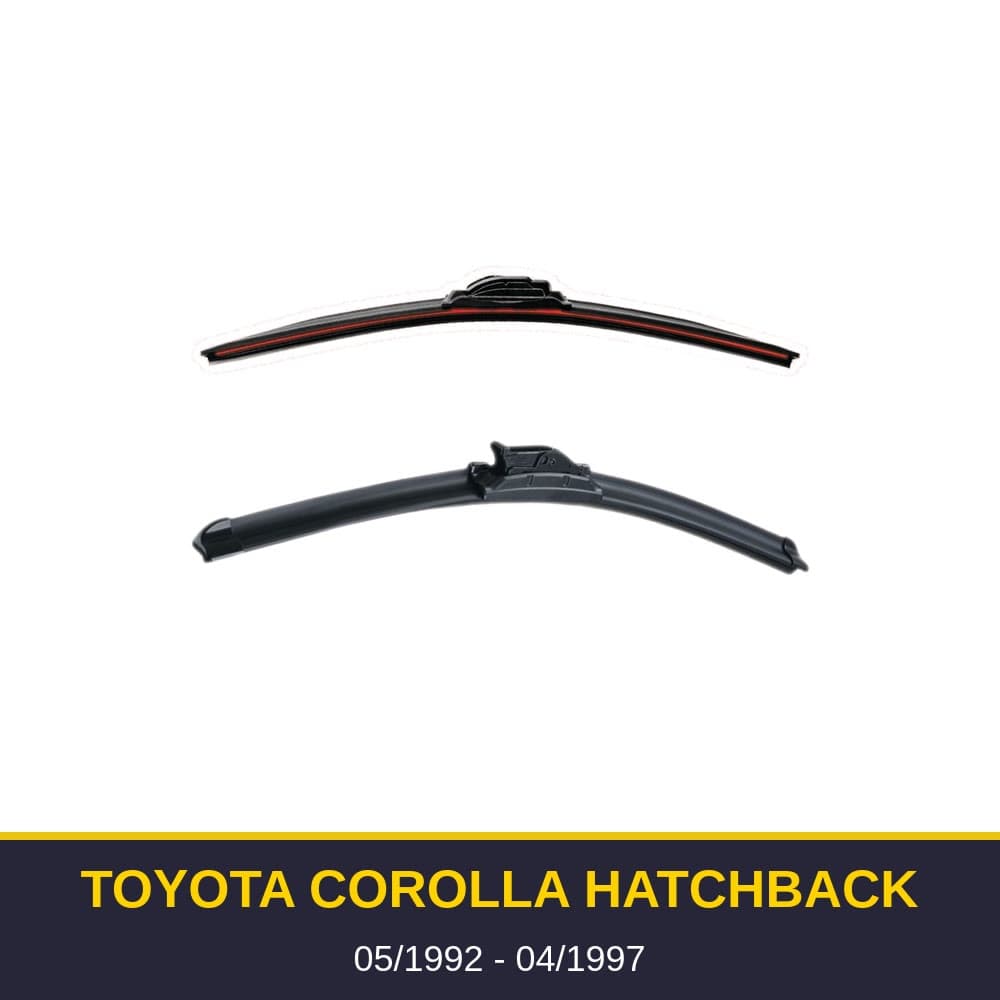 Spazzole tergicristallo Toyota Corolla Hatchback (05/1992-04/1997)