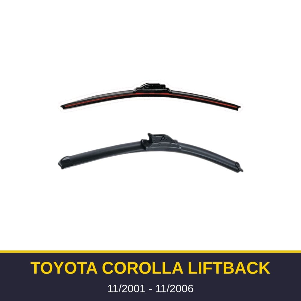 Spazzole tergicristallo Toyota Corolla liftback (11/2001-11/2006)