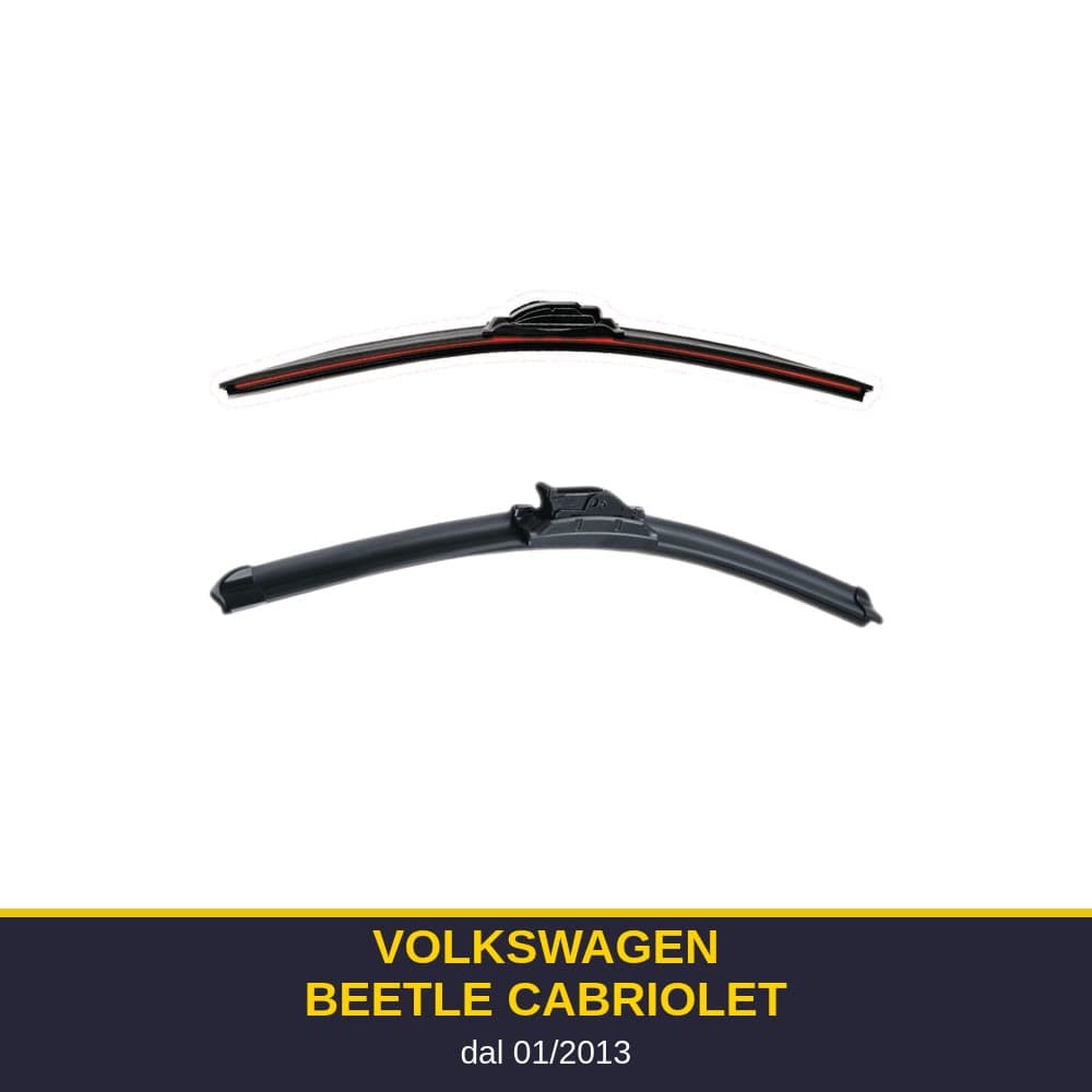 Spazzole tergicristallo Volkswagen Beetle Cabriolet (01/2013-)