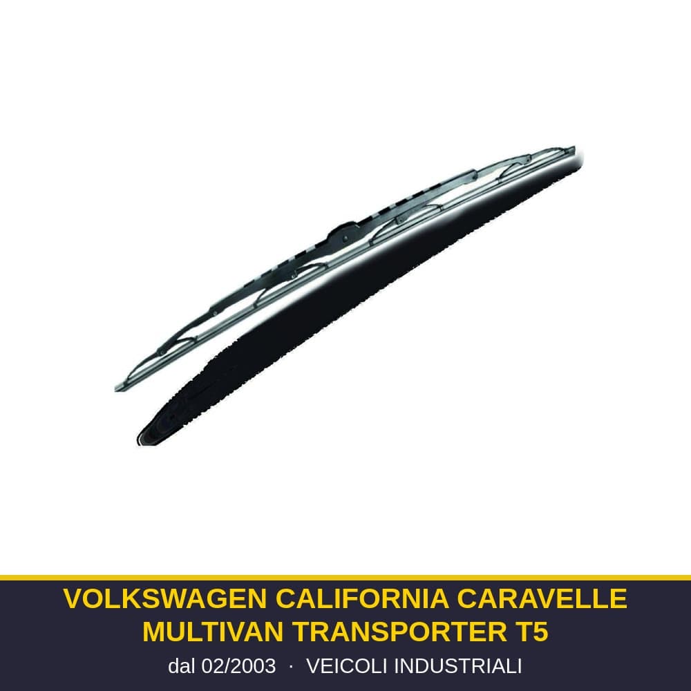 Spazzole tergicristallo Volkswagen California Caravelle Multivan Transporter T5 (02/2003-) – veicoli industriali