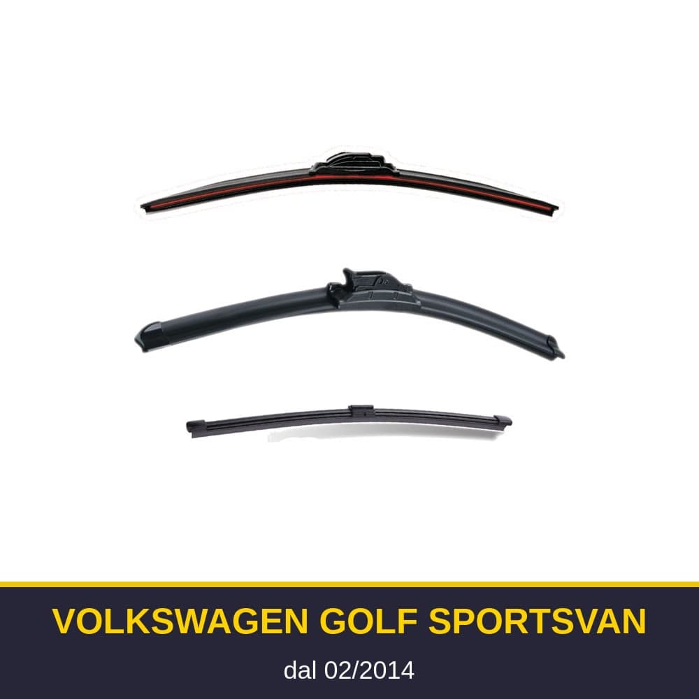 Spazzole tergicristallo Volkswagen Golf Sportsvan (02/2014-)