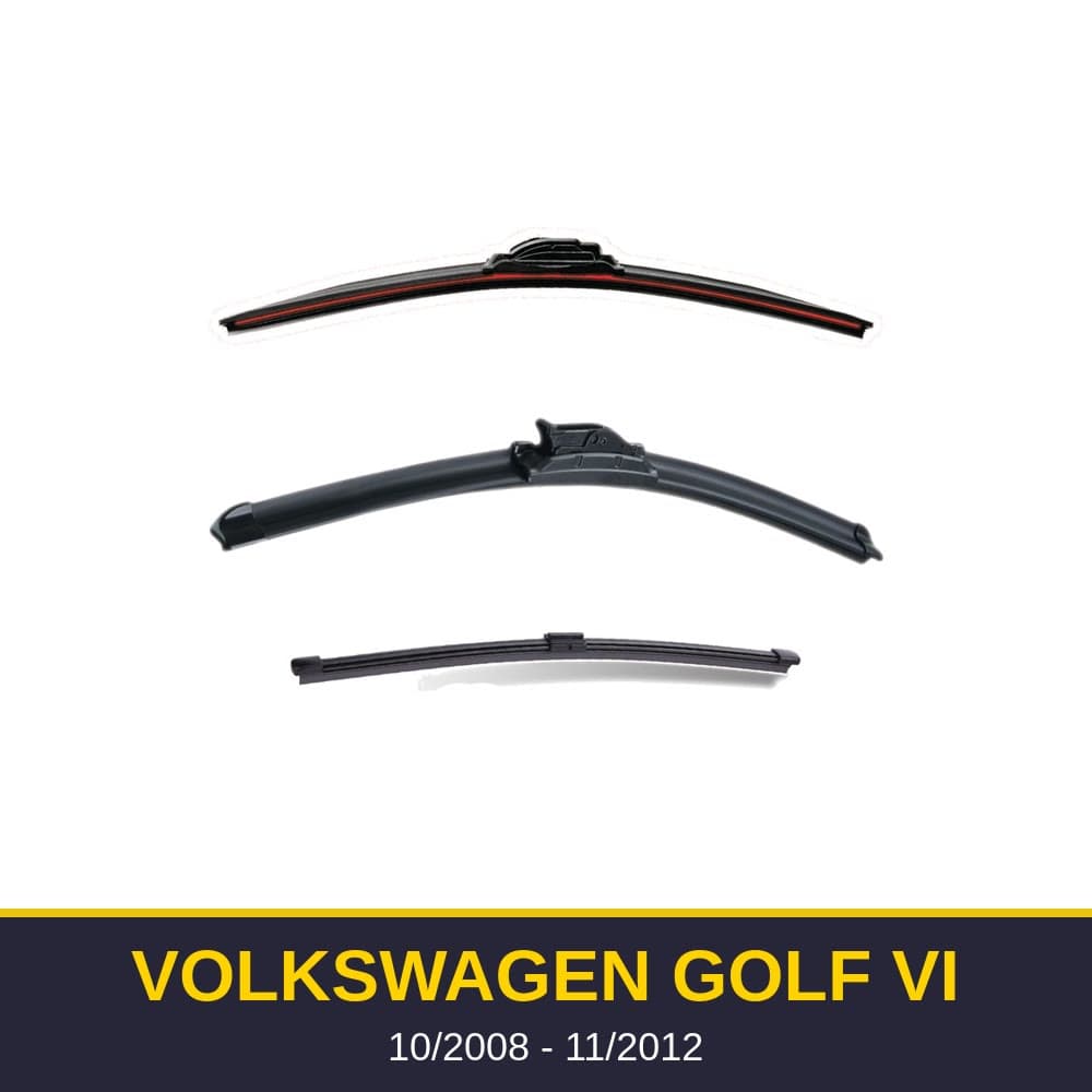 Spazzole tergicristallo Volkswagen Golf VI (10/2008-11/2012)