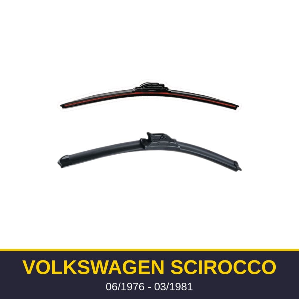 Spazzole tergicristallo Volkswagen Scirocco (06/1976-03/1981)