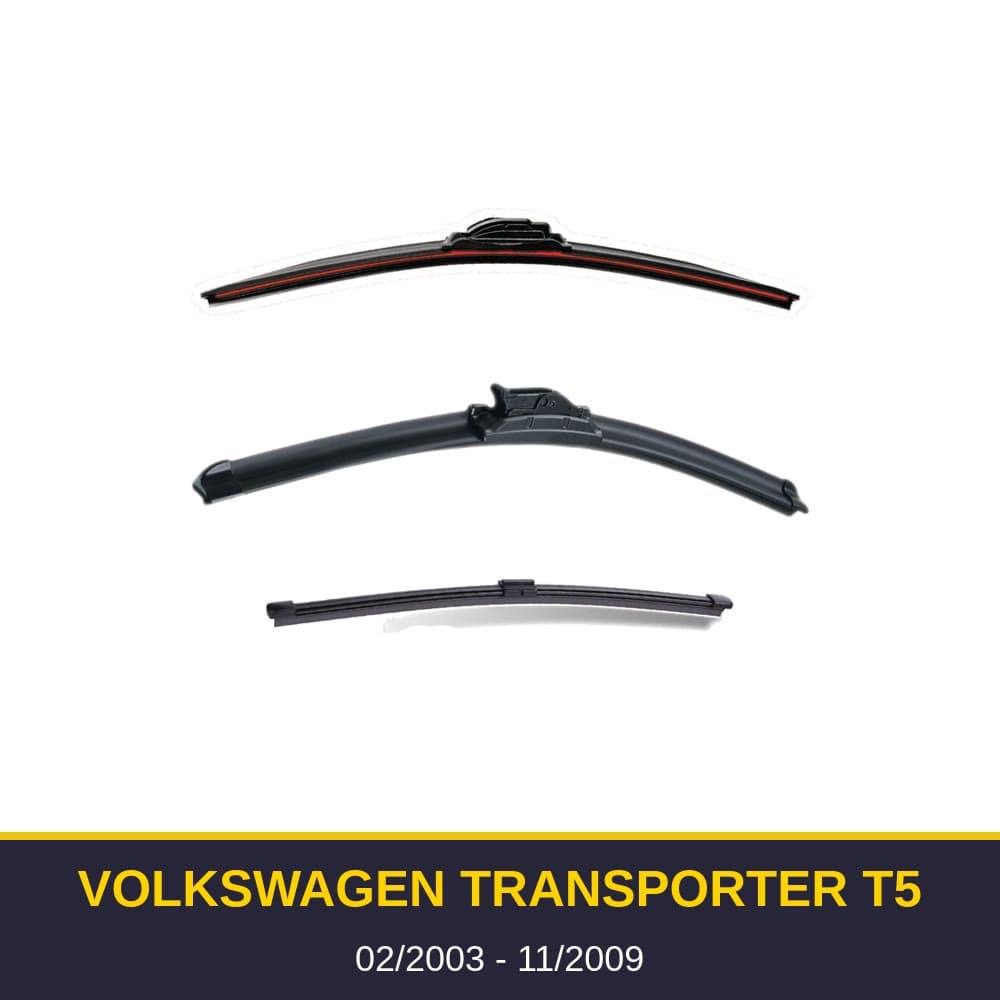 Spazzole tergicristallo Volkswagen Transporter T5 (02/2003-11/2009)
