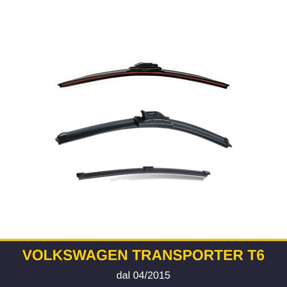 Spazzole tergicristallo Volkswagen Transporter T6 (04/2015-)