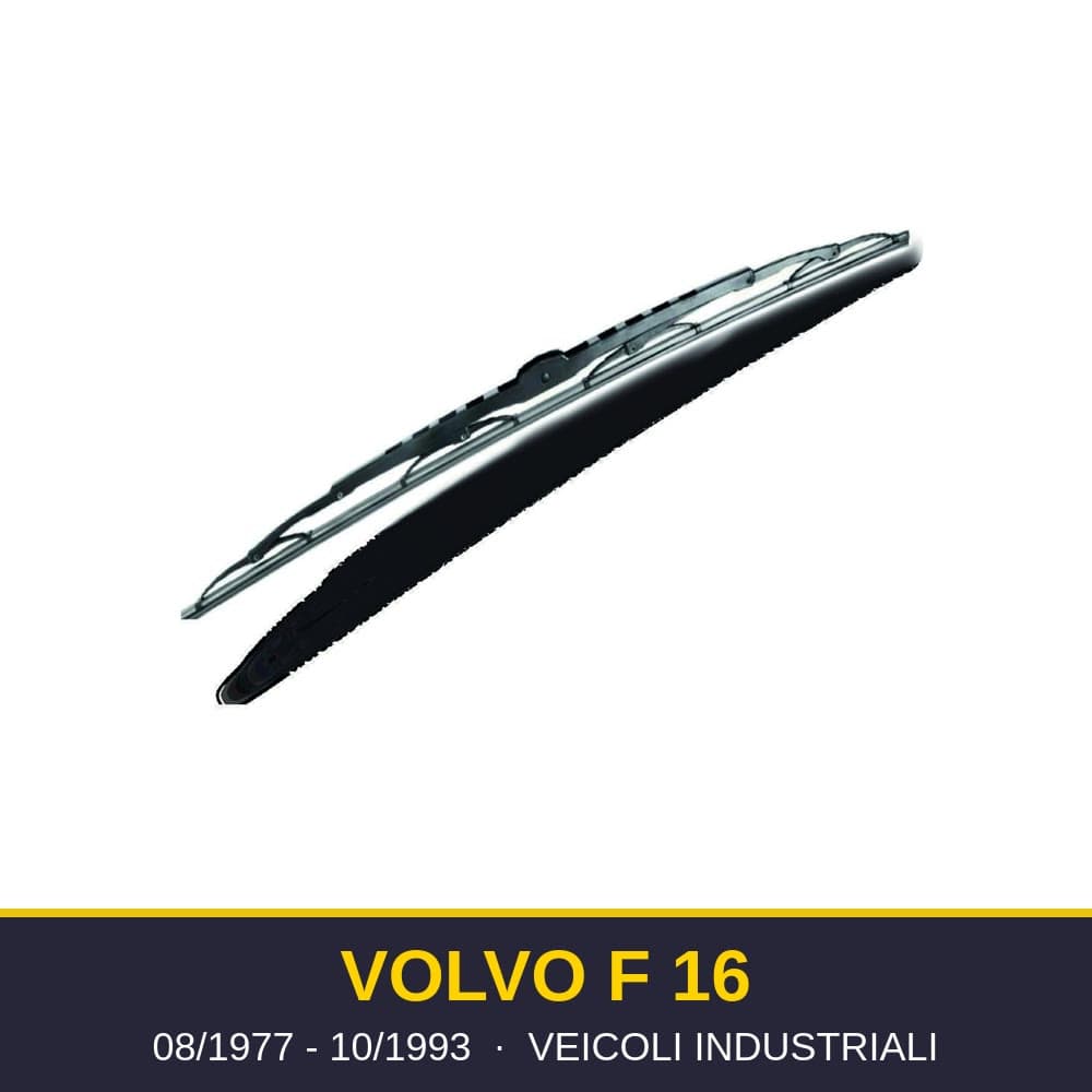 Spazzole tergicristallo Volvo F 16 (08/1977-10/1993) – veicoli industriali