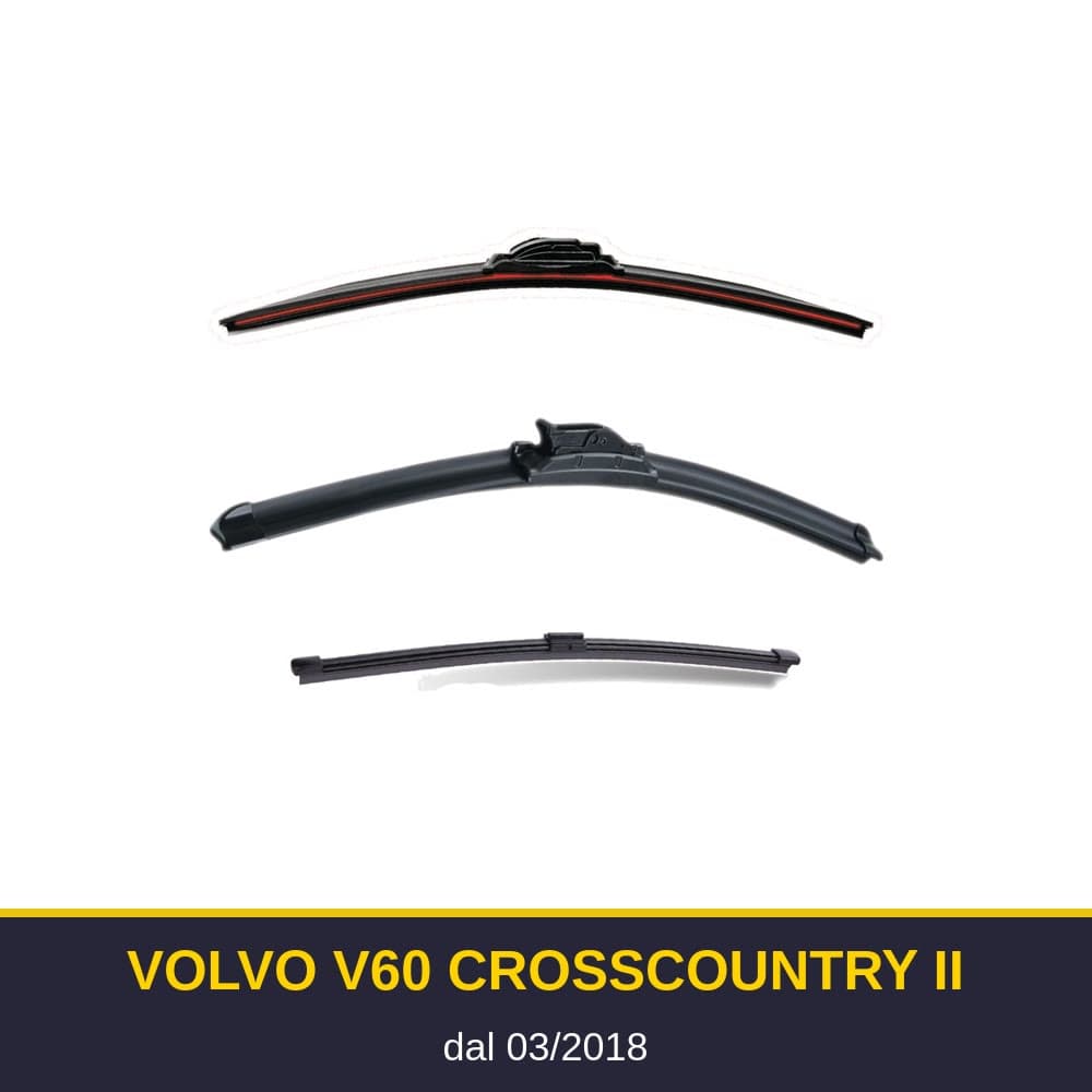 Spazzole tergicristallo Volvo V60 CrossCountry II (03/2018-)