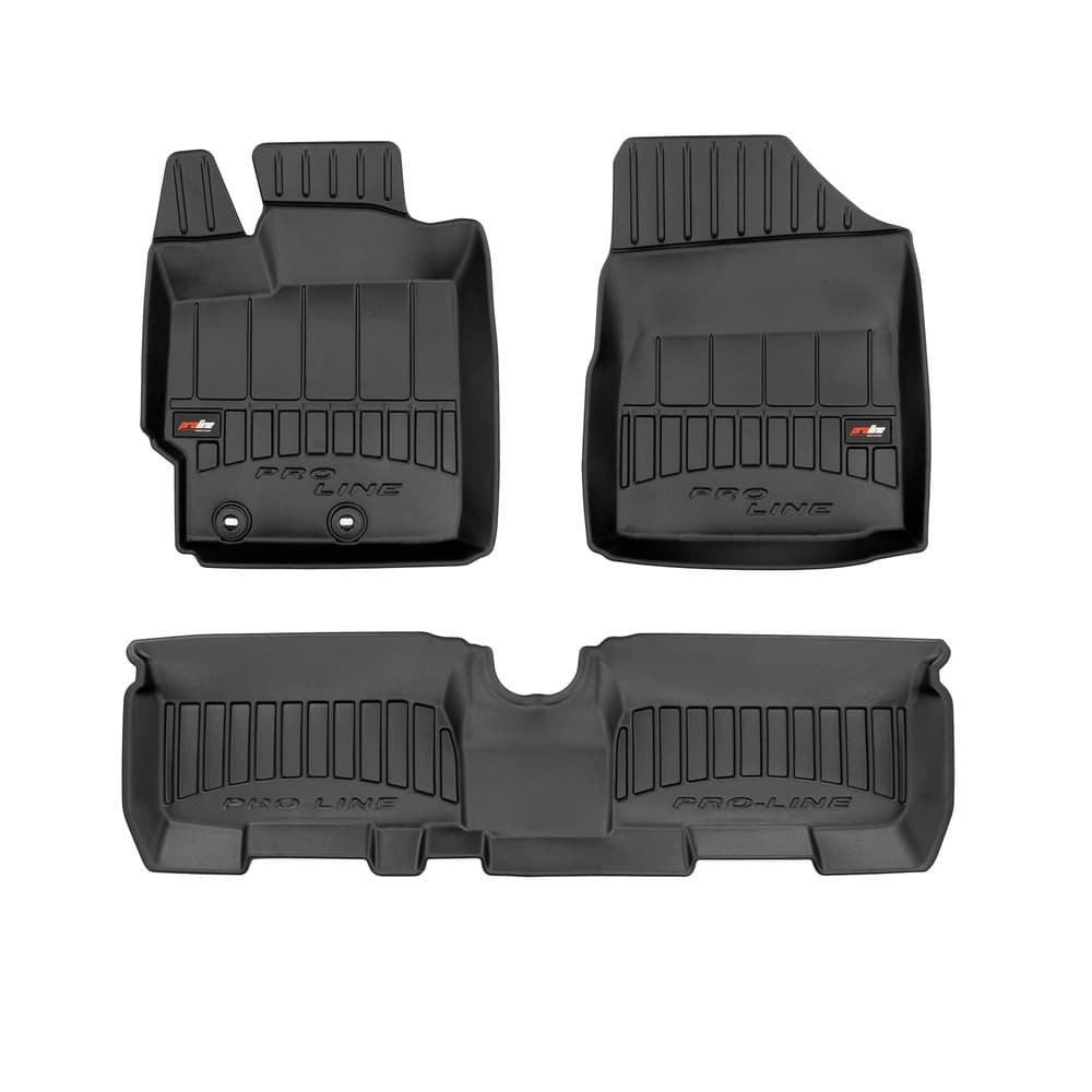 Tappetini gomma e vasche baule su misura Toyota Yaris II (2005-2011)