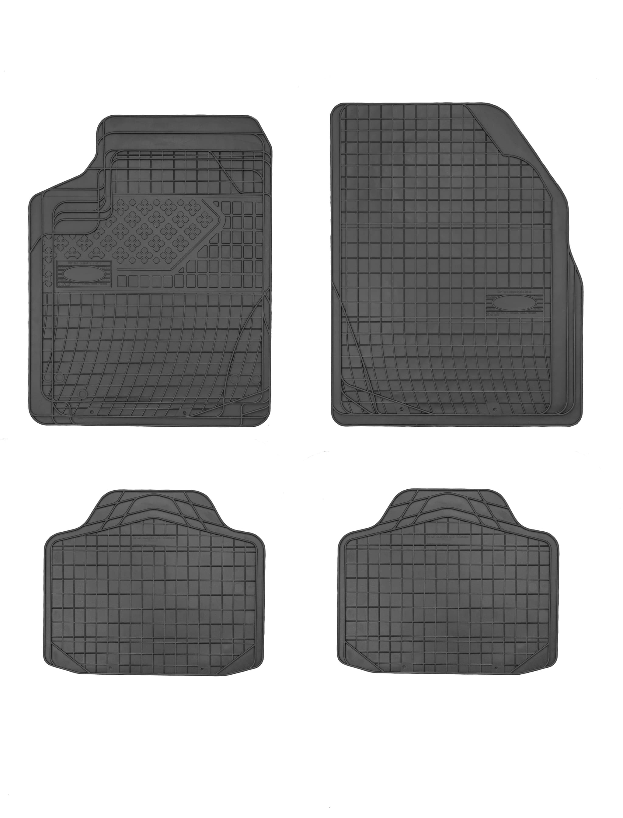 Tappetini in gomma per Citroën C1, C2, C3, C4, C4 Picasso, C5, Xsara Picasso 2008 in poi