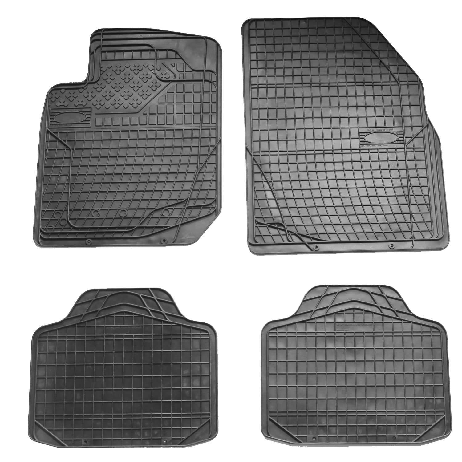 Tappetini in gomma per Peugeot 107, 207, 307, 407, 1007