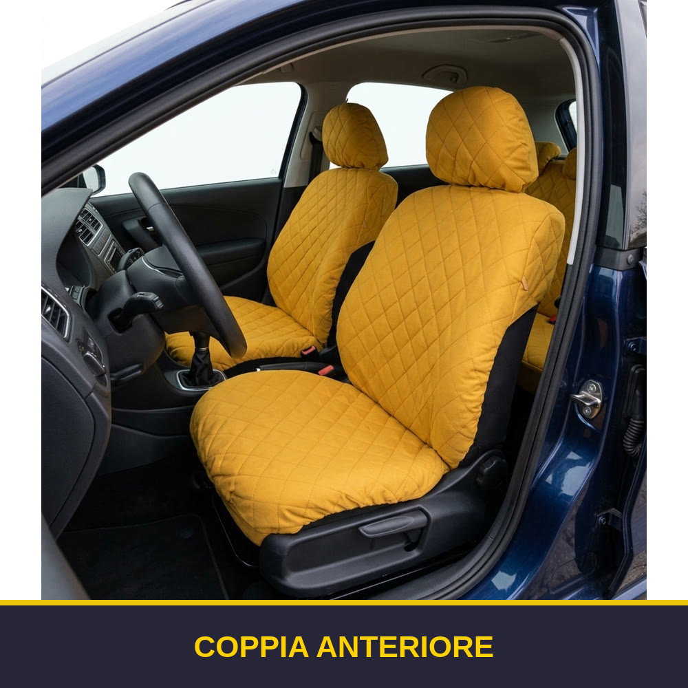 Coprisedili auto trapuntati universali Jumbo – coppia anteriore