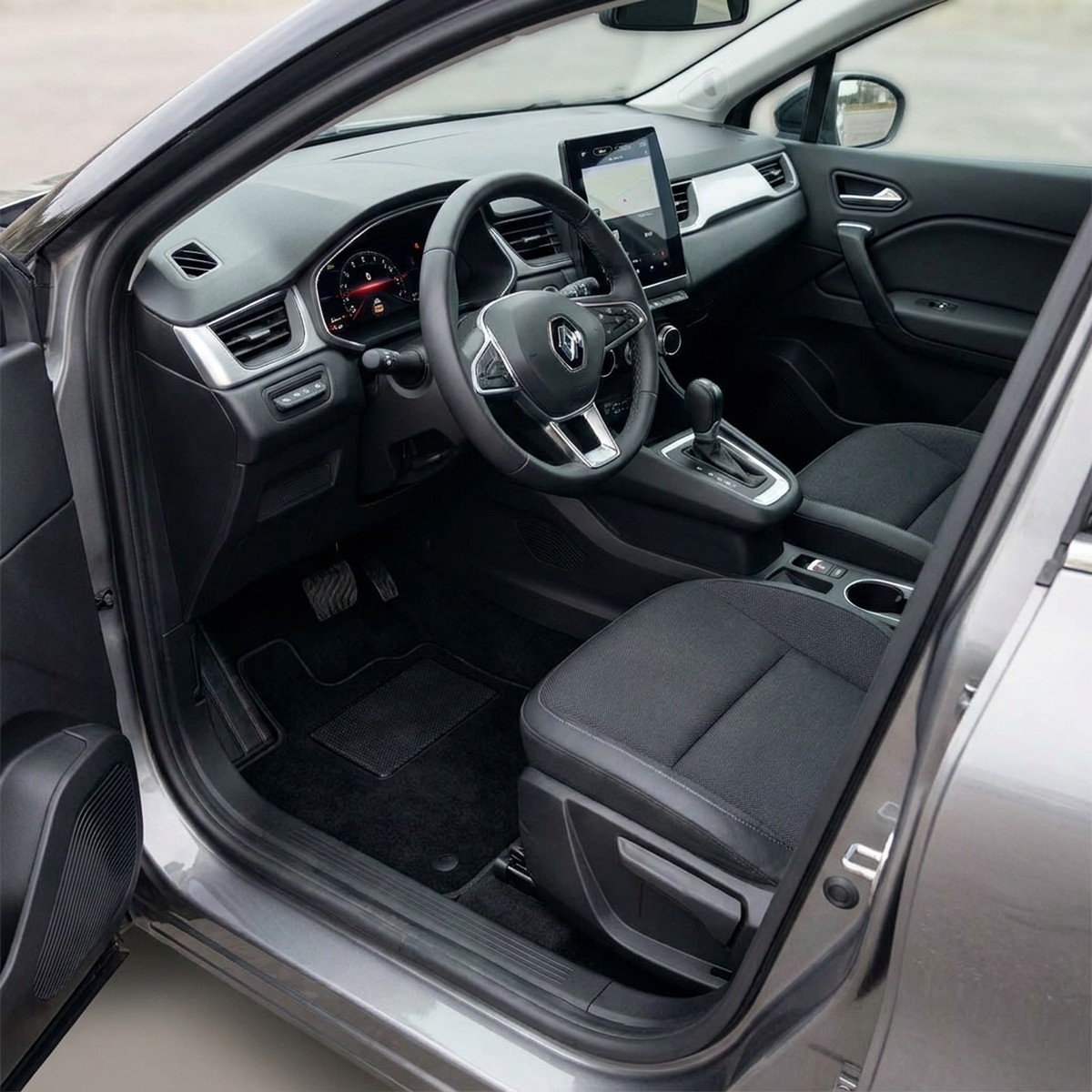 Tappetini in moquette Astro montati su Renault Captur (2019-)